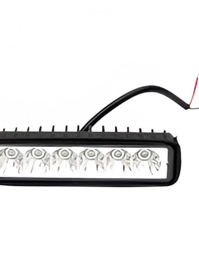 Proiector de lucru LED 9W 12–24V dreptunghiular cu fascicul luminos îngust de 30°