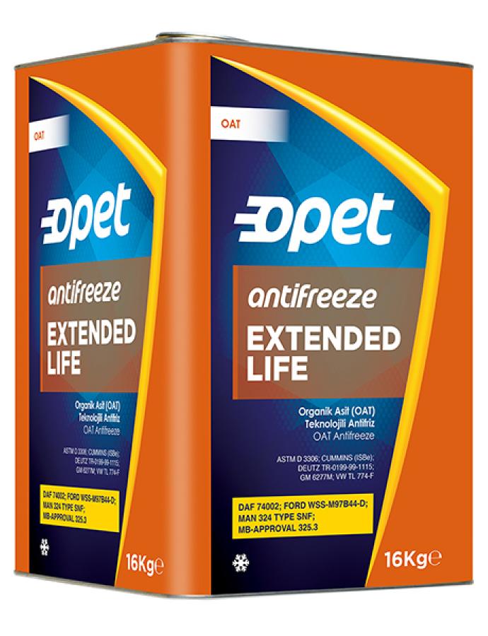 Антифриз OPET EXTENDED LIFE. 16L. Концентрат