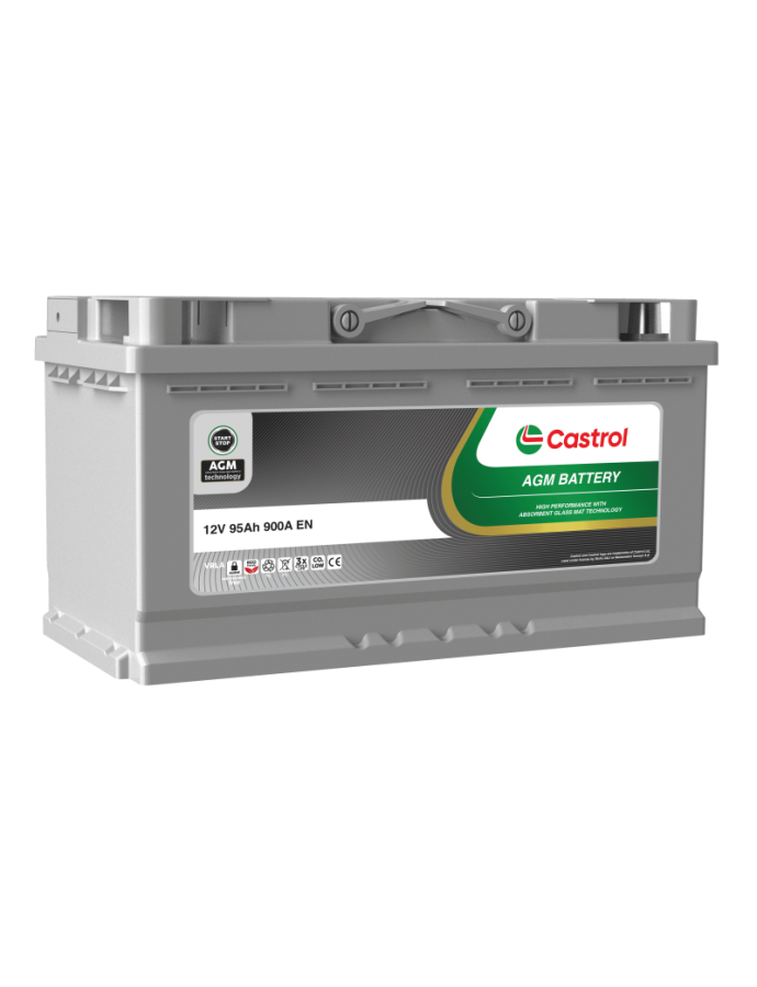 Аккумулятор CASTROL 95 Ah AGM 353×175×190