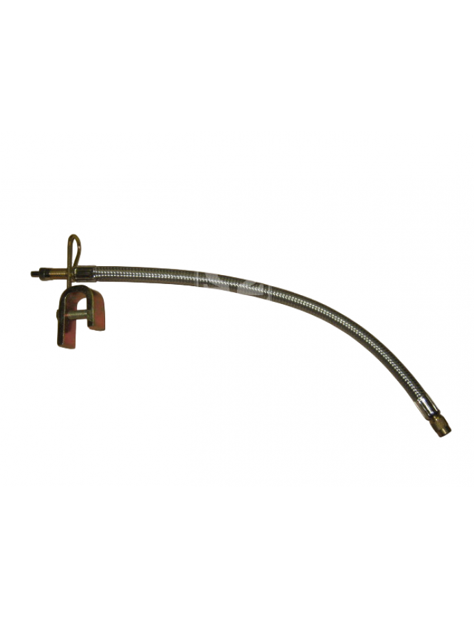 Гибкий армированный удлинитель вентиля L320 мм с фиксатором для ЗИЛ, КАМАЗ, МАЗ