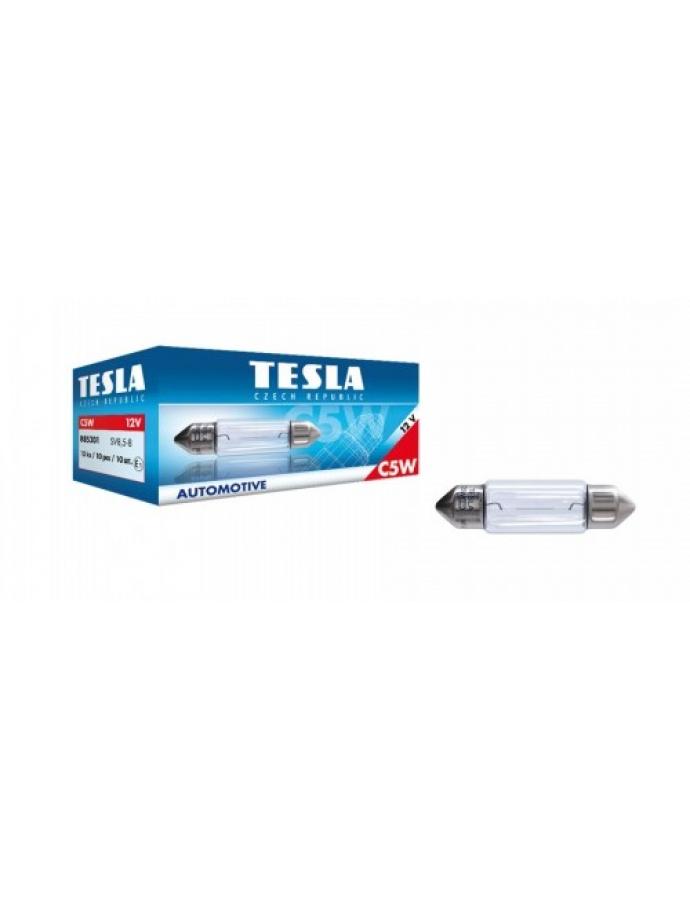 Лампа автомобильная C5W 12V 39мм TESLA — купить