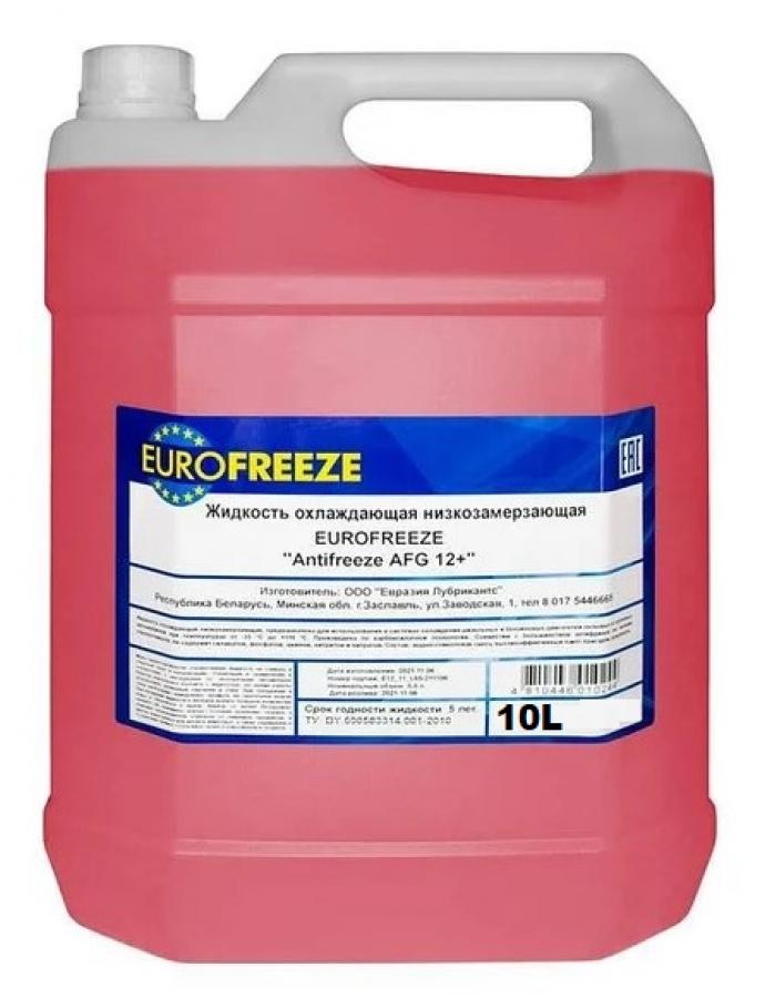 Антифриз EUROFREEZE-35 G12+ 10l. (красный)