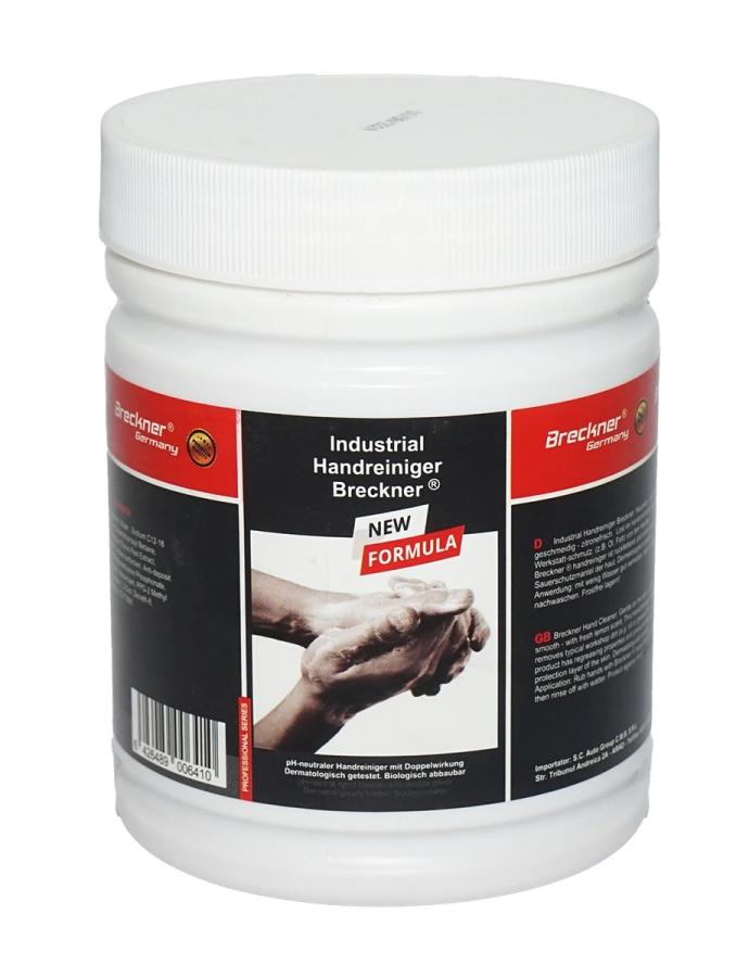 Pastă pentru curățarea mâinilor BRECKNER 400 g — produs pentru îndepărtarea uleiului și murdăriei persistente.