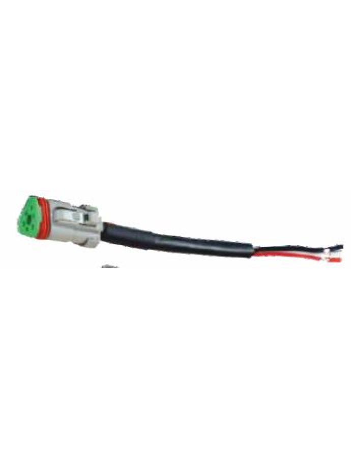 Priză cu 3 contacte și cablu de 16 cm pentru echipamente electrice auto