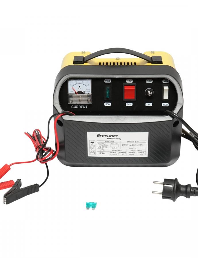 Încărcător baterie 12/24V 20A 230V/566W Breckner – încărcător puternic pentru baterii 40-250Ah