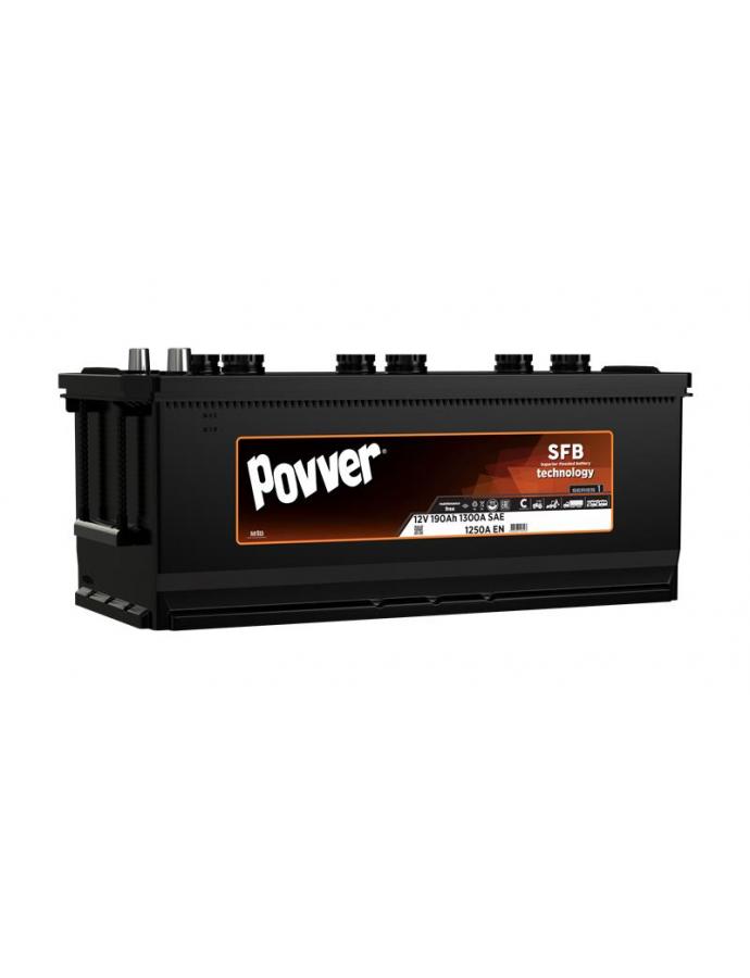 Аккумулятор POVVER 190Ah 1250A (Mutlu) S2
