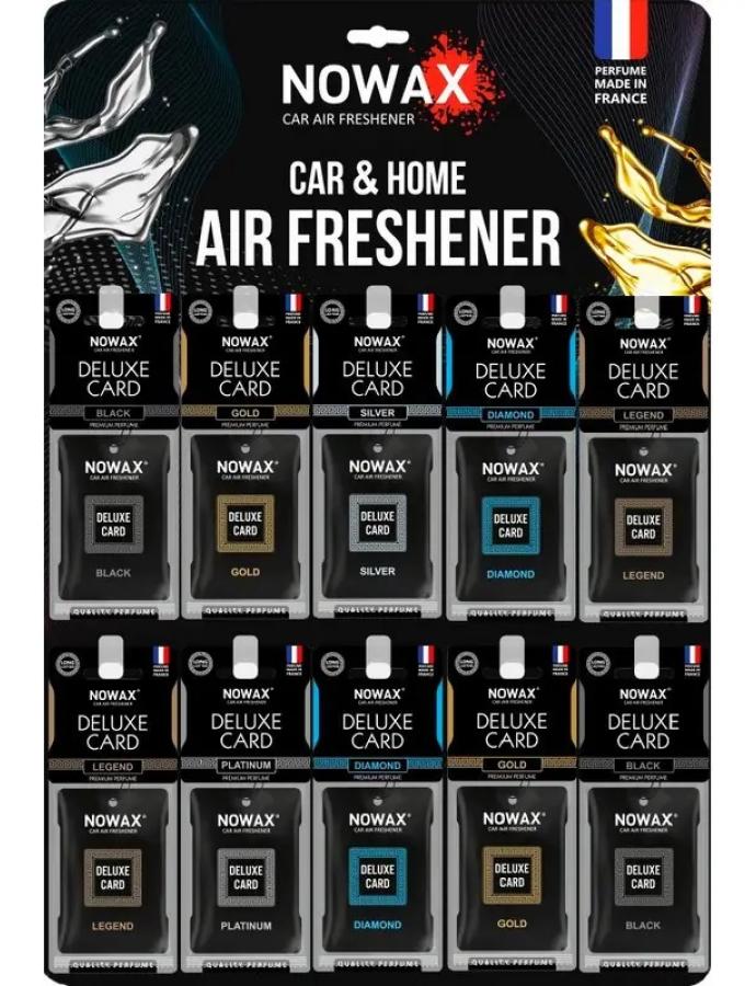 Ароматизатор MIX Delux Card (планшет 50 шт) Nowax 1 шт