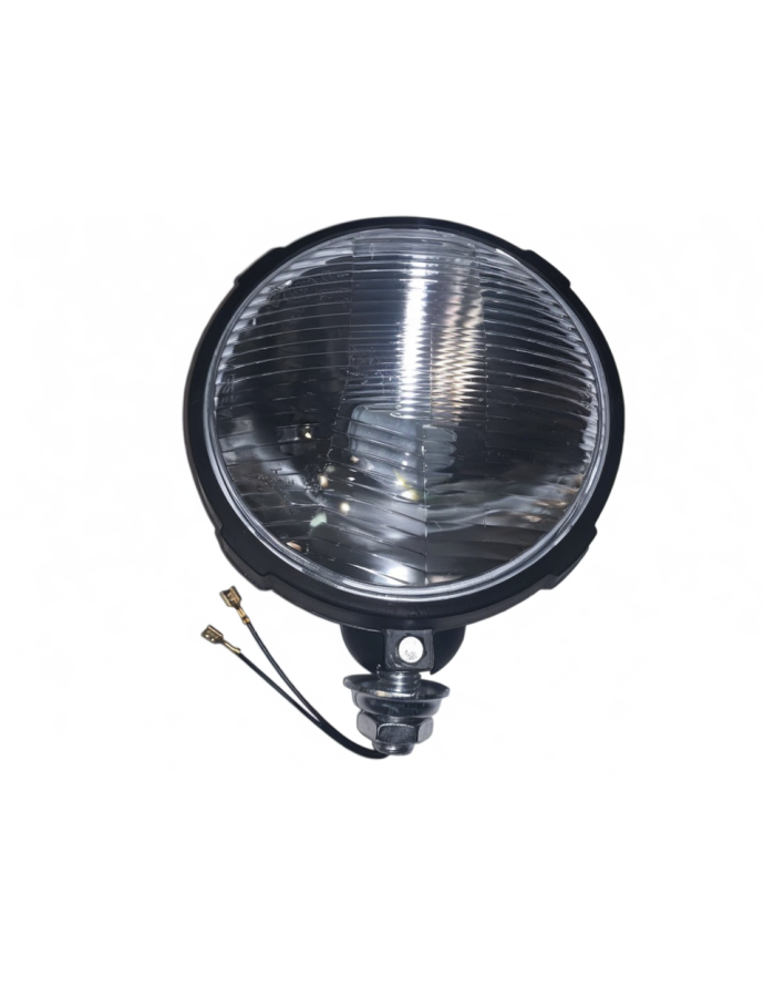 Fară frontală cu becuri R2 H4 T4W 12/24V Ø161 mm pentru camioane și utilaje