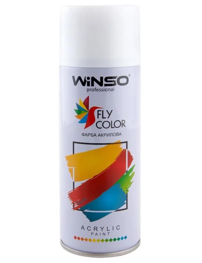 Vopsea Winso Alb Mat 450 ml — spray email cu finisaj mat pentru diverse suprafețe.