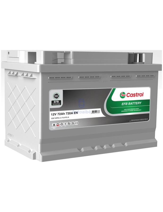 Acumulator CASTROL 72 Ah EFB 278×175×190