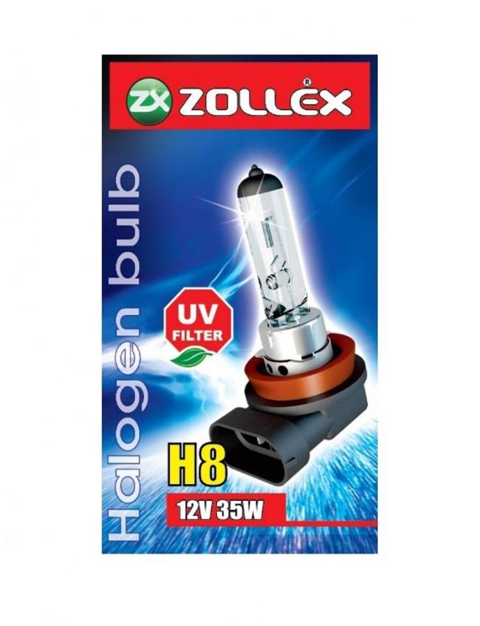 Лампа автомобильная H8 12В 35W Zollex (Корея)