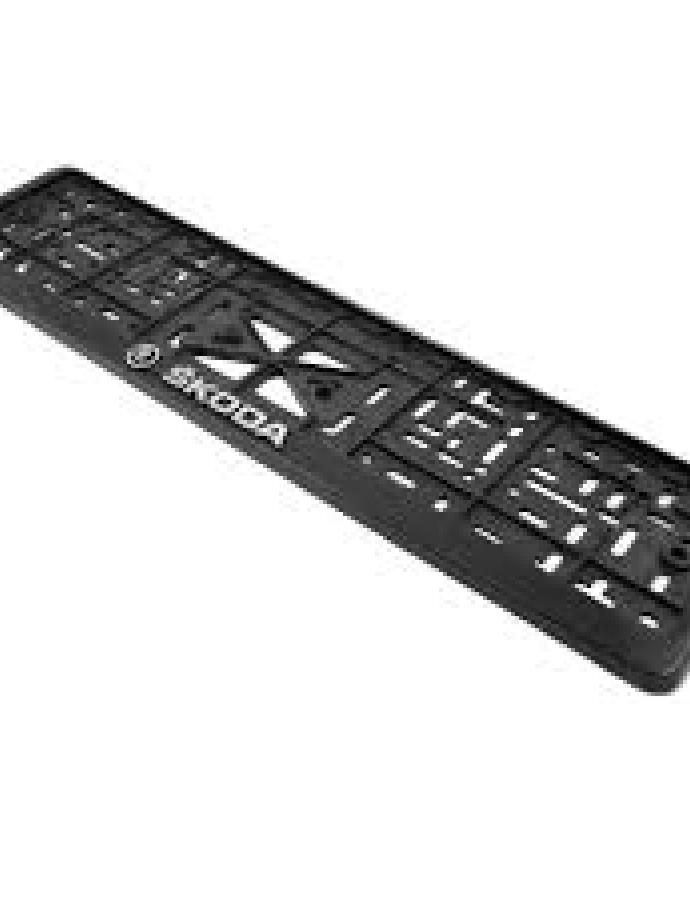 "Рамка для номера SKODA (V) — стильное и прочное крепление для номерных знаков автомобилей марки Skoda."