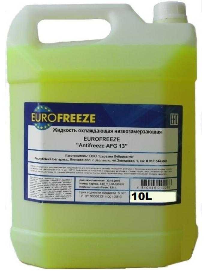 Антифриз EUROFREEZE-35 G13 10l. (желтый)