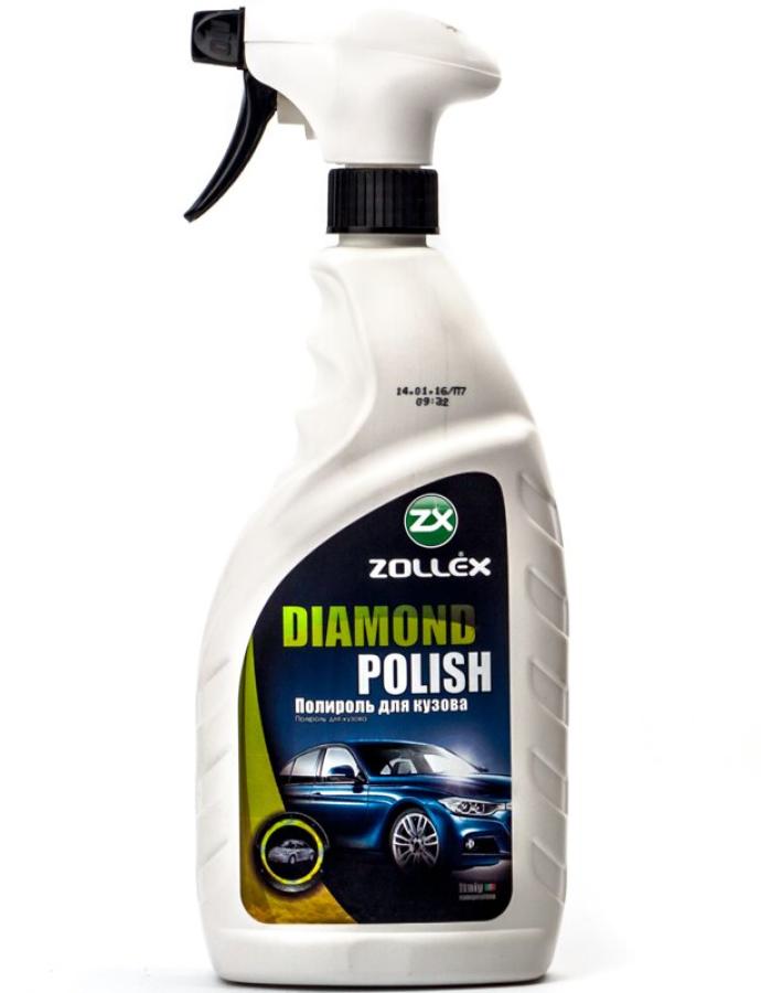 Полироль кузова Zollex Diamond Polish 0,75 л — средство для придания блеска и защиты лакокрасочного покрытия автомобиля.