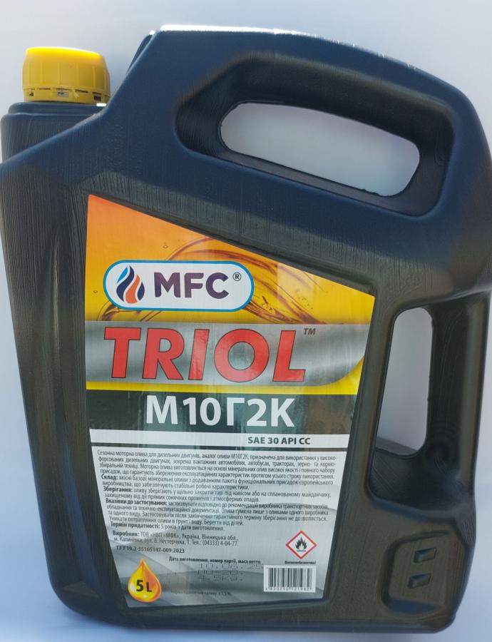 Масло TRIOL М-10Г2К 5 л CC