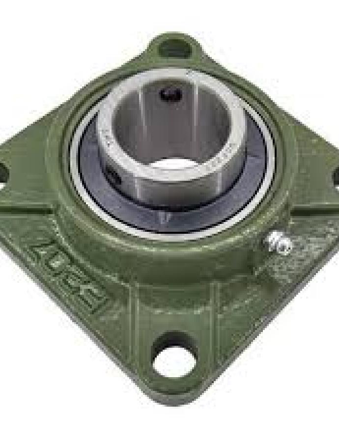 Lagărul UCF 207 — un rulment complet cu carcasă, oferind protecție împotriva contaminării și durabilitate în utilizare.