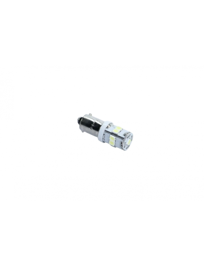 Bec LED T8-03 9SMD 3528 T4W BA9s 24V alb pentru poziție și bord TEMPEST