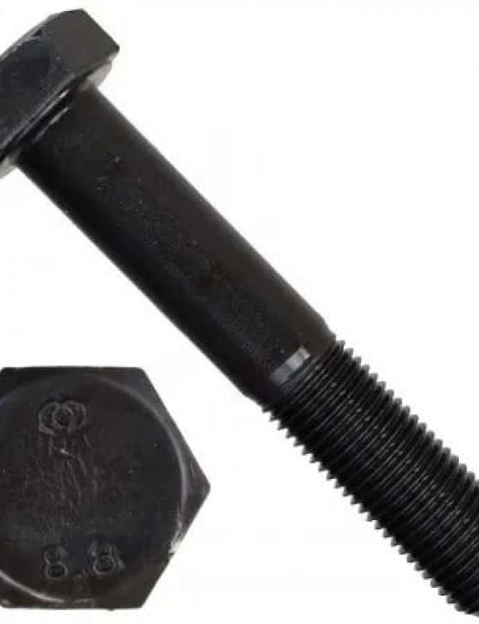 Șurub M12×1,5×50 mm clasa 10.9 cu filet parțial — fixare sigură pentru construcții și echipamente.