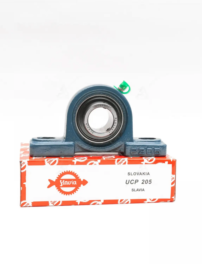 Rulmentul UCP 205 SLAVIA — un rulment fiabil cu carcasă, care asigură ușurința montajului și o durată lungă de viață.