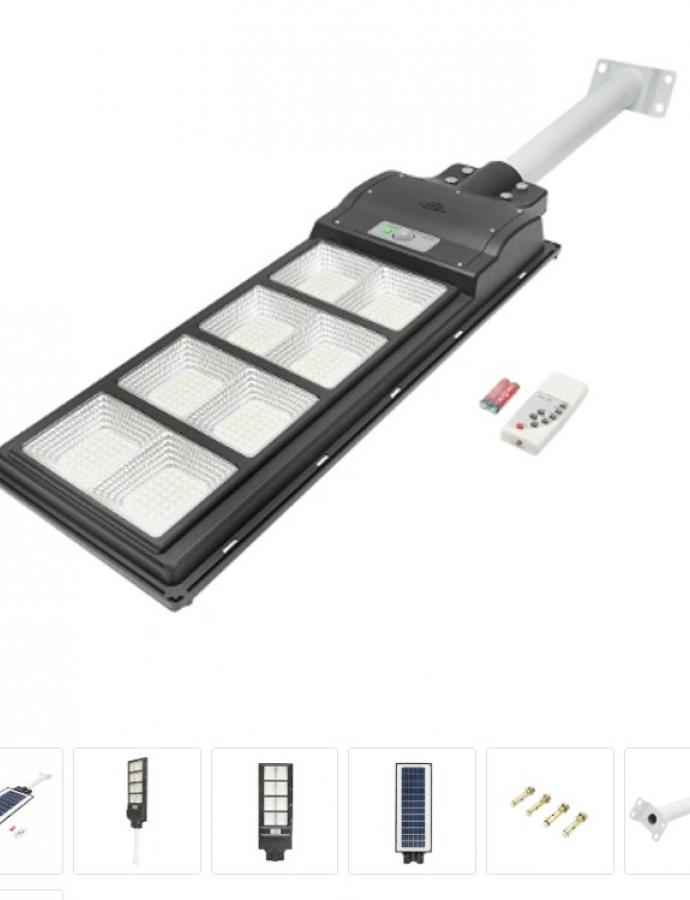 Fanal LED cu panou solar de 200W pentru iluminat stradal, luminozitate mare, ecologic și economic, durabilitate și fiabilitate.