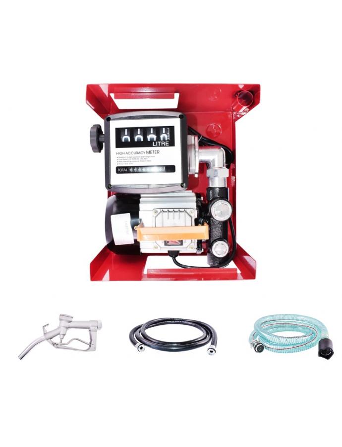 Pompa transfer motorina 220V 550W Breckner Debit 60L/min. (Kit cu contor, furtun aspiratie 1,5M, furtun transfer 4M, Pistol)